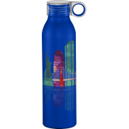 Aluminiowa butelka sportowa Grom, niebieski