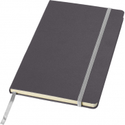 Notes biurowy A5 Classic w twardej okładce, szary