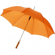 Parasol automatyczny Lisa 23'' z drewnianą rączką, pomarańczowy