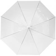 Przejrzysty parasol automatyczny Kate 23'', biały