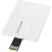 Karta z pamięcią USB Slim 4GB, biały