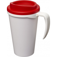 Kubek termiczny z serii Americano® Grande o pojemności 350 ml, biały, czerwony