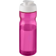 Bidon H2O Base® o pojemności 650 ml z wieczkiem zaciskowym, różowy, biały