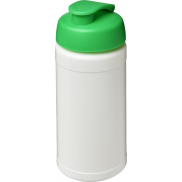 Bidon Baseline® Plus o pojemności 500 ml z wieczkiem zaciskowym, biały, zielony