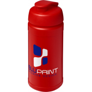Bidon Baseline® Plus o pojemności 500 ml z wieczkiem zaciskowym, czerwony