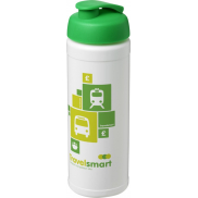 Bidon Baseline® Plus o pojemności 750 ml z wieczkiem zaciskowym, biały, zielony