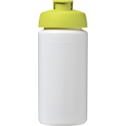 Bidon Baseline® Plus o pojemności 500 ml z wieczkiem zaciskowym i uchwytem, biały, zielony