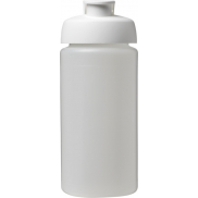 Bidon Baseline® Plus o pojemności 500 ml z wieczkiem zaciskowym i uchwytem, biały