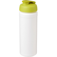 Bidon Baseline® Plus o pojemności 750 ml z wieczkiem zaciskowym i uchwytem, biały, zielony