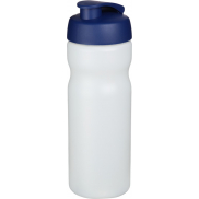 Bidon Baseline® Plus o pojemności 650 ml z otwieranym wieczkiem, biały, niebieski
