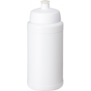 Bidon Baseline® Plus o pojemności 500 ml z wieczkiem sportowym, biały