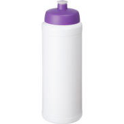 Bidon Baseline® Plus o pojemności 750 ml ze sportowym wieczkiem i uchwytem, biały, fioletowy
