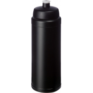Bidon Baseline® Plus o pojemności 750 ml ze sportowym wieczkiem i uchwytem, czarny