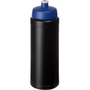 Bidon Baseline® Plus o pojemności 750 ml ze sportowym wieczkiem i uchwytem, czarny, niebieski