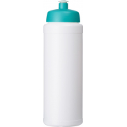 Bidon Baseline® Plus o pojemności 750 ml z wieczkiem sportowym, biały, niebieski
