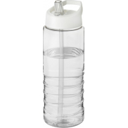 Bidon H2O Treble o pojemności 750 ml z wieczkiem z dzióbkiem, biały