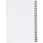 Notatnik Desk-Mate® w formacie A4 z okładką wykonaną z syntetycznego materiału., biały, czarny