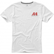 Męski t-shirt Nanaimo z krótkim rękawem 160 g/m², 3xl, biały