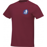 Męski t-shirt Nanaimo z krótkim rękawem 160 g/m², xs, czerwony