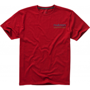 Męski t-shirt Nanaimo z krótkim rękawem 160 g/m², xl, czerwony