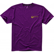 Męski t-shirt Nanaimo z krótkim rękawem 160 g/m², s, fioletowy