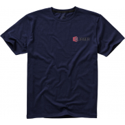 Męski t-shirt Nanaimo z krótkim rękawem 160 g/m², m, niebieski