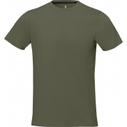 Męski t-shirt Nanaimo z krótkim rękawem 160 g/m², l, zielony