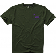 Męski t-shirt Nanaimo z krótkim rękawem 160 g/m², xxl, zielony