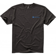 Męski t-shirt Nanaimo z krótkim rękawem 160 g/m², l, szary