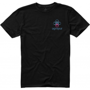 Męski t-shirt Nanaimo z krótkim rękawem 160 g/m², xl, czarny