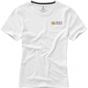 Damski t-shirt Nanaimo z krótkim rękawem, l, biały