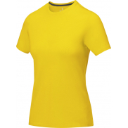 Damski t-shirt Nanaimo z krótkim rękawem, l, żółty