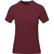 Damski t-shirt Nanaimo z krótkim rękawem, xl, czerwony