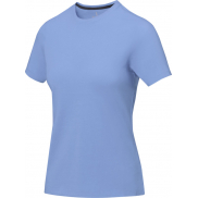 Damski t-shirt Nanaimo z krótkim rękawem, l, niebieski