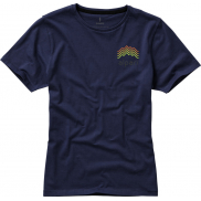Damski t-shirt Nanaimo z krótkim rękawem, xxl, niebieski