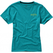 Damski t-shirt Nanaimo z krótkim rękawem, xxl, niebieski