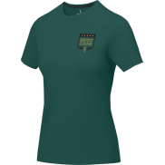 Damski t-shirt Nanaimo z krótkim rękawem, m, zielony