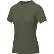 Damski t-shirt Nanaimo z krótkim rękawem, xl, zielony