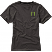 Damski t-shirt Nanaimo z krótkim rękawem, m, szary