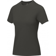 Damski t-shirt Nanaimo z krótkim rękawem, xxl, szary