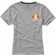 Damski t-shirt Nanaimo z krótkim rękawem, l, szary