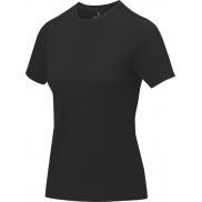 Damski t-shirt Nanaimo z krótkim rękawem, xxl, czarny