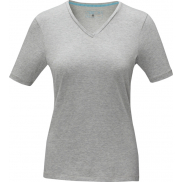 Damski T-shirt organiczny Kawartha z krótkim rękawem, xxl, szary