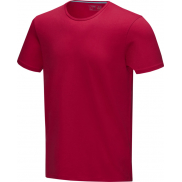 Męski organiczny t-shirt Balfour, m, czerwony