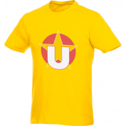Męski T-shirt z krótkim rękawem Heros 150 g/m², xxl, żółty