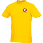 Męski T-shirt z krótkim rękawem Heros 150 g/m², xxs, żółty