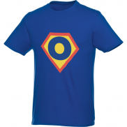 Męski T-shirt z krótkim rękawem Heros 150 g/m², m, niebieski