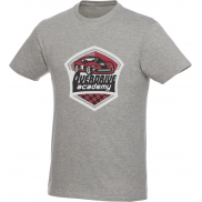 Męski T-shirt z krótkim rękawem Heros 150 g/m², m, szary