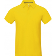 Męskie polo Calgary z krótkim rękawem 200 g/m², xs, żółty