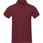 Męskie polo Calgary z krótkim rękawem 200 g/m², m, czerwony